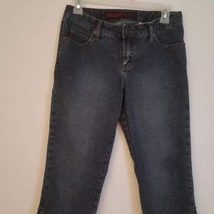 Capri Denim Blue Jeans Medium Wash